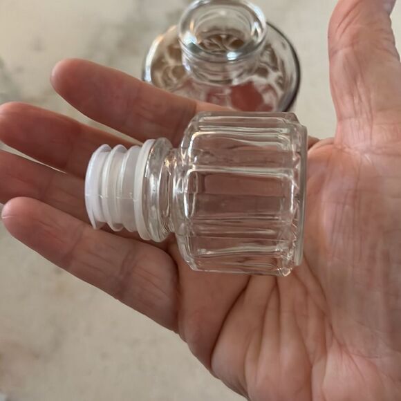 Decanter Vintage Gold and Purple Fruit Pattern Mint Condition France - Picture 8 of 9